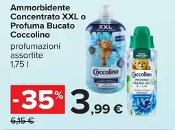 Carrefour Coccolino Ammorbidente Concentrato XXL o Profuma Bucato offerta