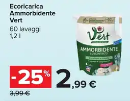 Carrefour Vert Ecoricarica Ammorbidente offerta
