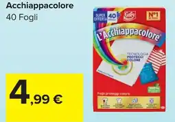 Carrefour Grey Acchiappacolore 40 Fogli offerta