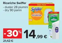 Carrefour Swiffer Ricariche offerta