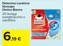 Carrefour Omino Bianco Detersivo Lavatrice Idrocaps offerta