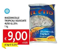 Famila MAZZANCOLLE TROPICALI SGUSCIATE 41/50 GL 25% offerta