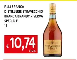 Famila F.LLI BRANCA DISTILLERIE STRAVECCHIO BRANCA BRANDY RISERVA SPECIALE offerta