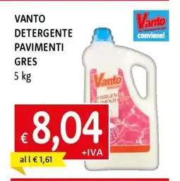 Famila VANTO DETERGENTE PAVIMENTI GRES offerta