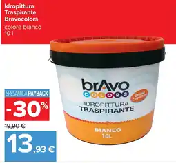 Carrefour Bravocolors Idropittura Traspirante offerta