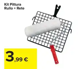 Carrefour Kit Pittura Rullo + Rete offerta