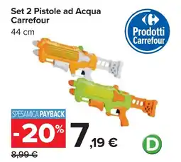 Carrefour Carrefour Set 2 Pistole ad Acqua offerta