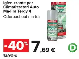 Carrefour Igienizzante per Climatizzatori Auto Ma-Fra Tergy 4 offerta