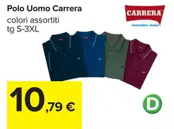 Carrefour Polo Uomo Carrera offerta