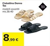 Carrefour Ciabattina Donna Tex offerta