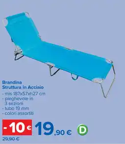 Carrefour Brandina Struttura in Acciaio offerta