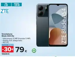 Carrefour Smartphone Blade A54 Zte offerta