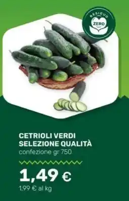 Tigre Cetrioli verdi selezione qualità offerta