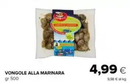 Tigre Vongole alla marinara offerta
