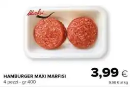 Tigre Marfisi hamburger maxi offerta
