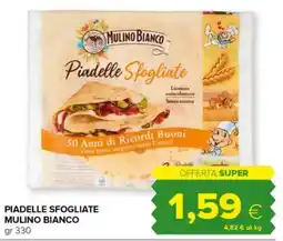 Tigre Mulino bianco piadelle sfogliate offerta