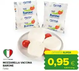 Tigre Barone mozzarella vaccina offerta