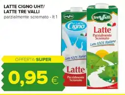 Tigre Tre valli latte cigno uht/ latte offerta