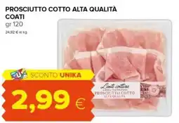 Tigre Prosciutto cotto alta qualità coati offerta