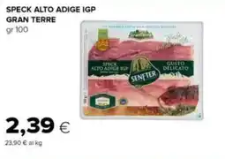 Tigre Gran terre speck alto adige igp offerta