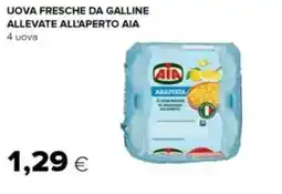 Tigre Aia uova fresche da galline allevate all'aperto offerta