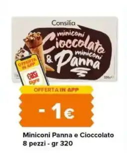 Tigre Consilia Miniconi Panna e Cioccolato offerta