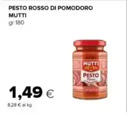 Tigre Mutti pesto rosso di pomodoro offerta
