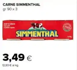 Tigre Simmenthal carne offerta