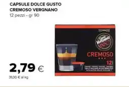 Tigre Caffè vergnano capsule dolce gusto cremoso offerta