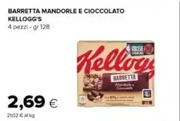 Tigre Kellogg's barretta mandorle e cioccolato offerta