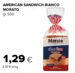 Tigre Morato american sandwich bianco offerta