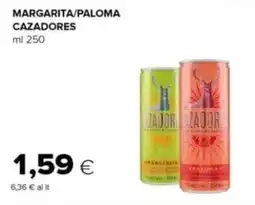 Tigre Cazadores margarita/paloma offerta