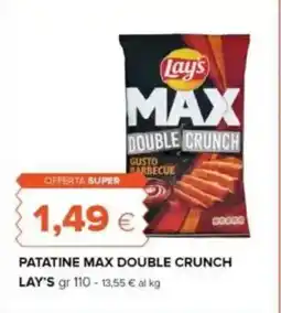 Tigre Lay's patatine max double crunch offerta