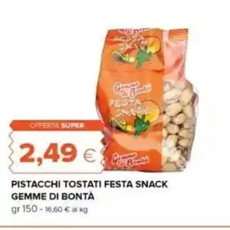Tigre Gemme di bontà pistacchi tostati festa snack offerta