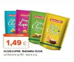 Tigre Madama oliva olive/lupini offerta