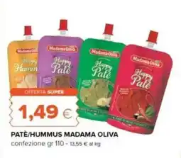 Tigre Madama oliva patè/hummus offerta