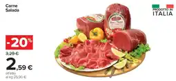 Carrefour CARNE SALADA offerta