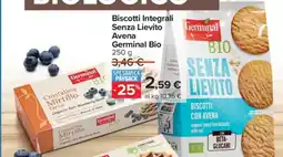 Carrefour Biscotti Integrali Senza Lievito Avena Germinal Bio offerta