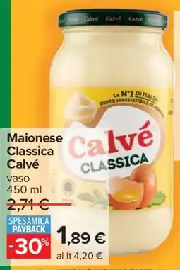 Carrefour Maionese Classica Calvé offerta
