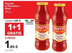 Carrefour PASSATA DI POMODORO MUTTI offerta