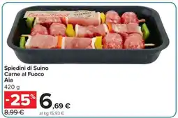 Carrefour Spiedini di Suino Carne al Fuoco offerta