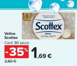 Carrefour Veline Scottex offerta