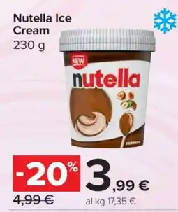 Carrefour Nutella Ice Cream offerta