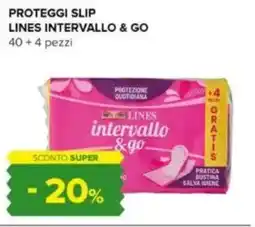 Tigre Proteggi slip lines intervallo & go offerta