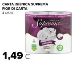Tigre Carta igienica suprema fior di carta offerta
