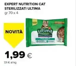 Tigre Ultima expert nutrition cat sterilizzati offerta