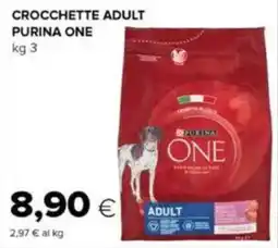 Tigre Purina one crocchette adult offerta