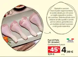 Carrefour Market Amadori Fusi di Pollo 10+ offerta