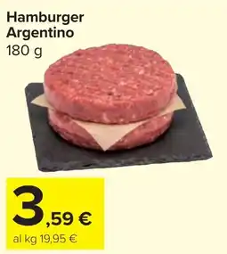 Carrefour Market Hamburger Argentino offerta