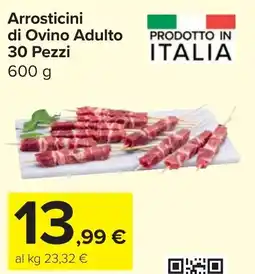 Carrefour Market Arrosticini di Ovino Adulto 30 Pezzi offerta